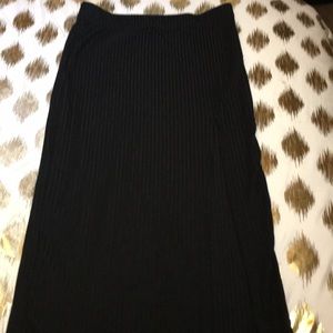 Pencil skirt with slit